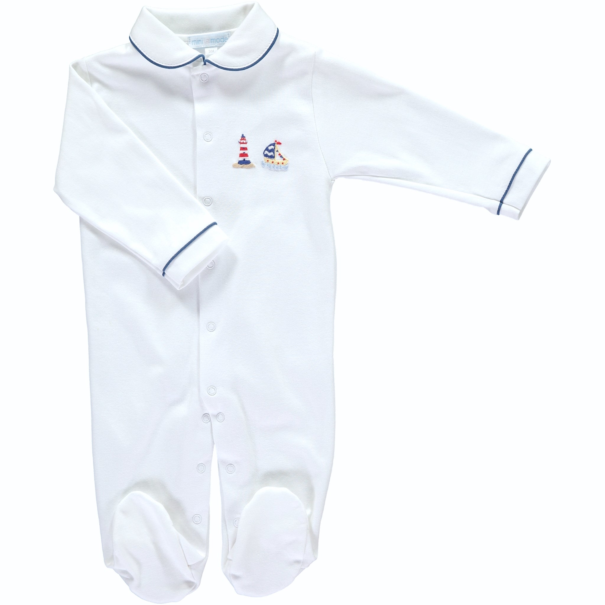 Boat & Lighthouse Babygrow - Mini la Mode