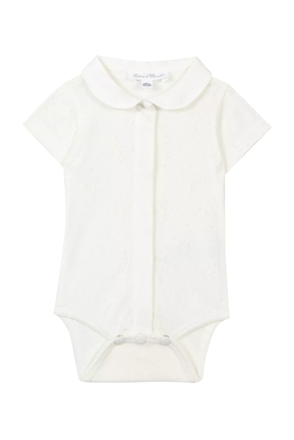 Bodysuit - Ecru Cotton Bio - Tartine Et Chocolat