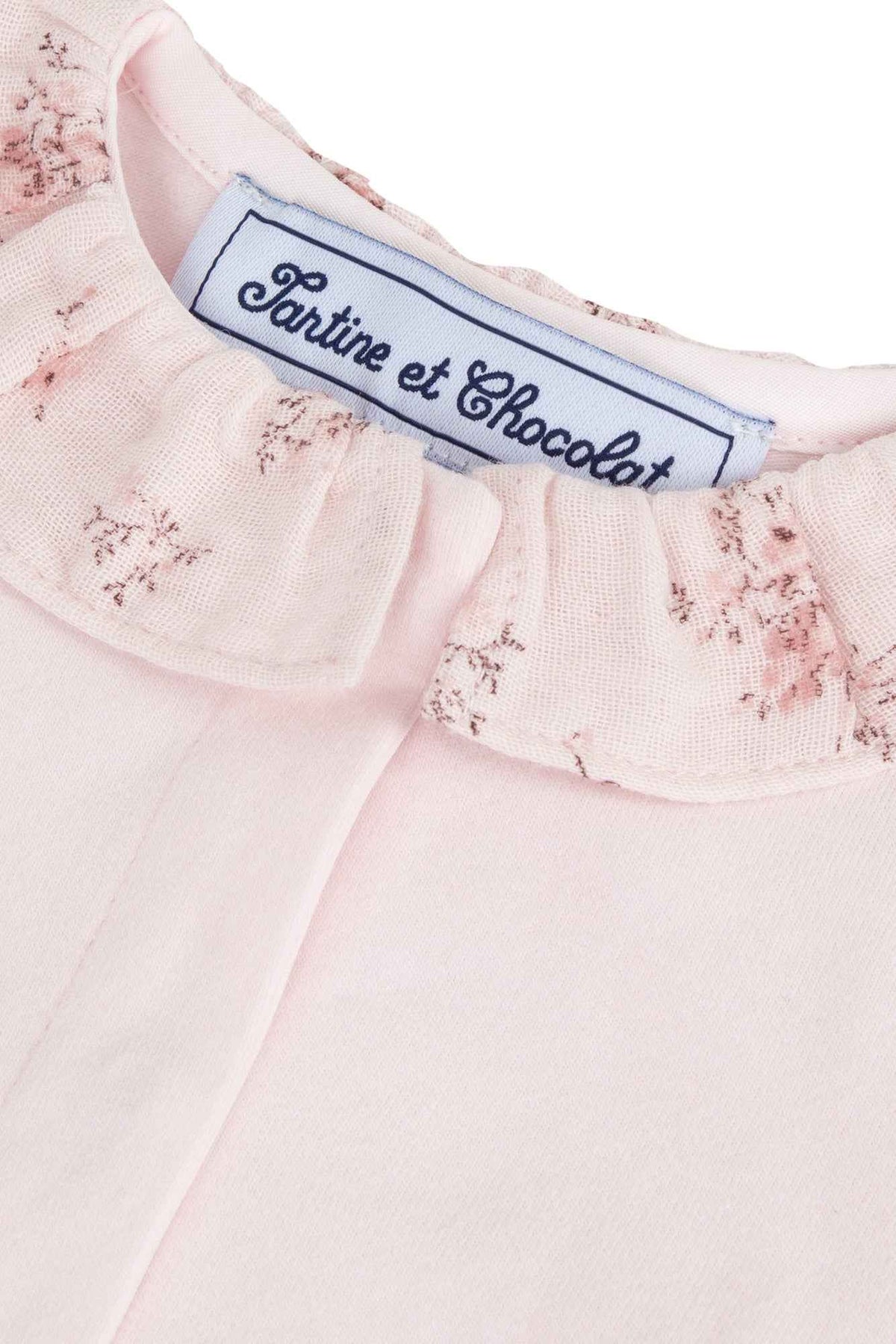 Bodysuit - Pale pink with floral print - Over The Moon