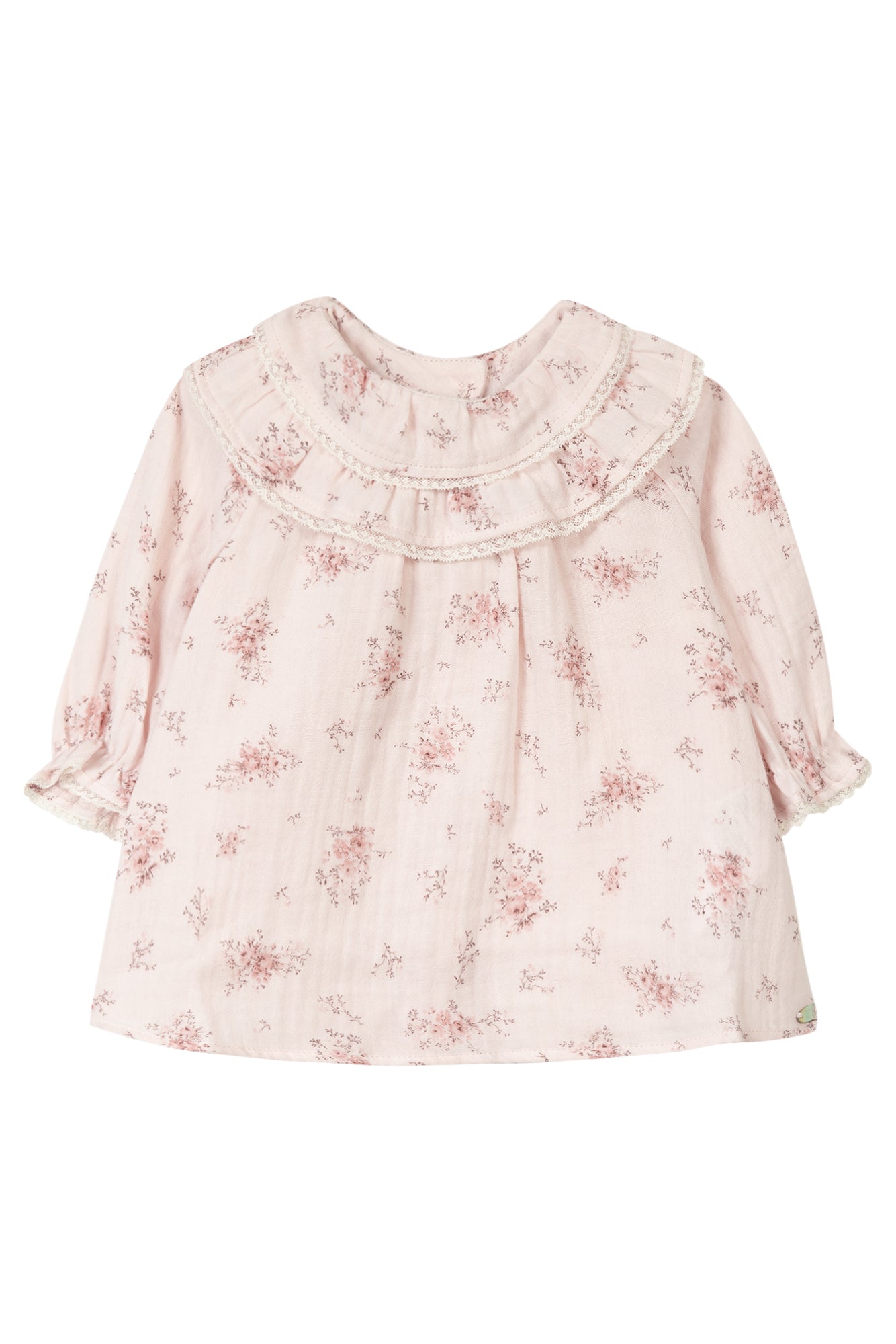 Dress - Pale pink with floral print - Tartine Et Chocolat