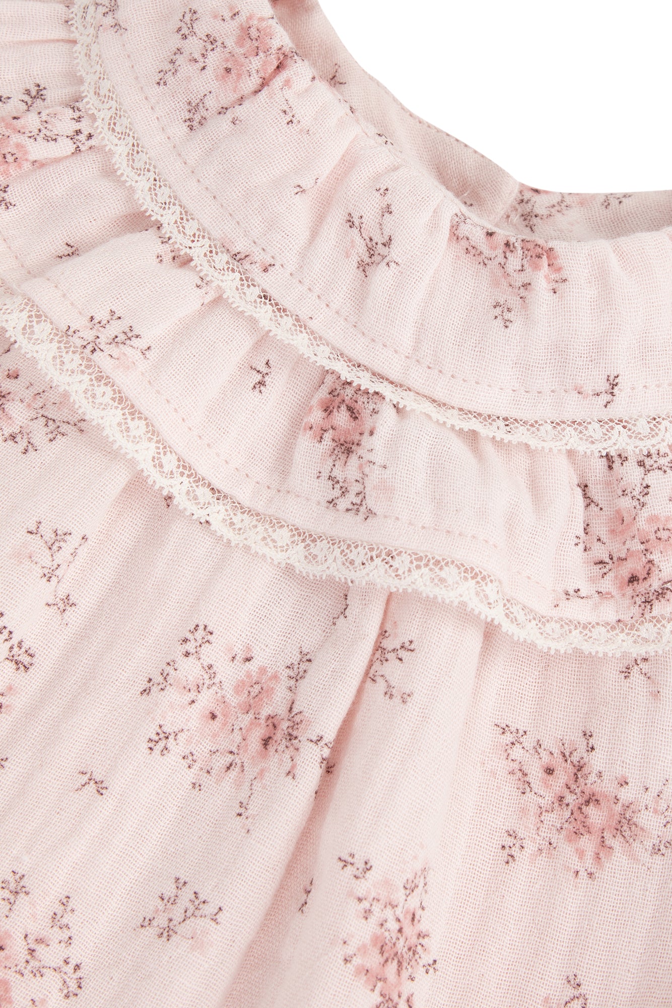 Dress - Pale pink with floral print - Tartine Et Chocolat