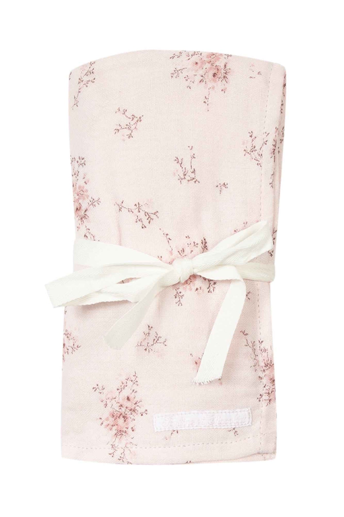 Muslin - Pale pink with floral print - Over The Moon