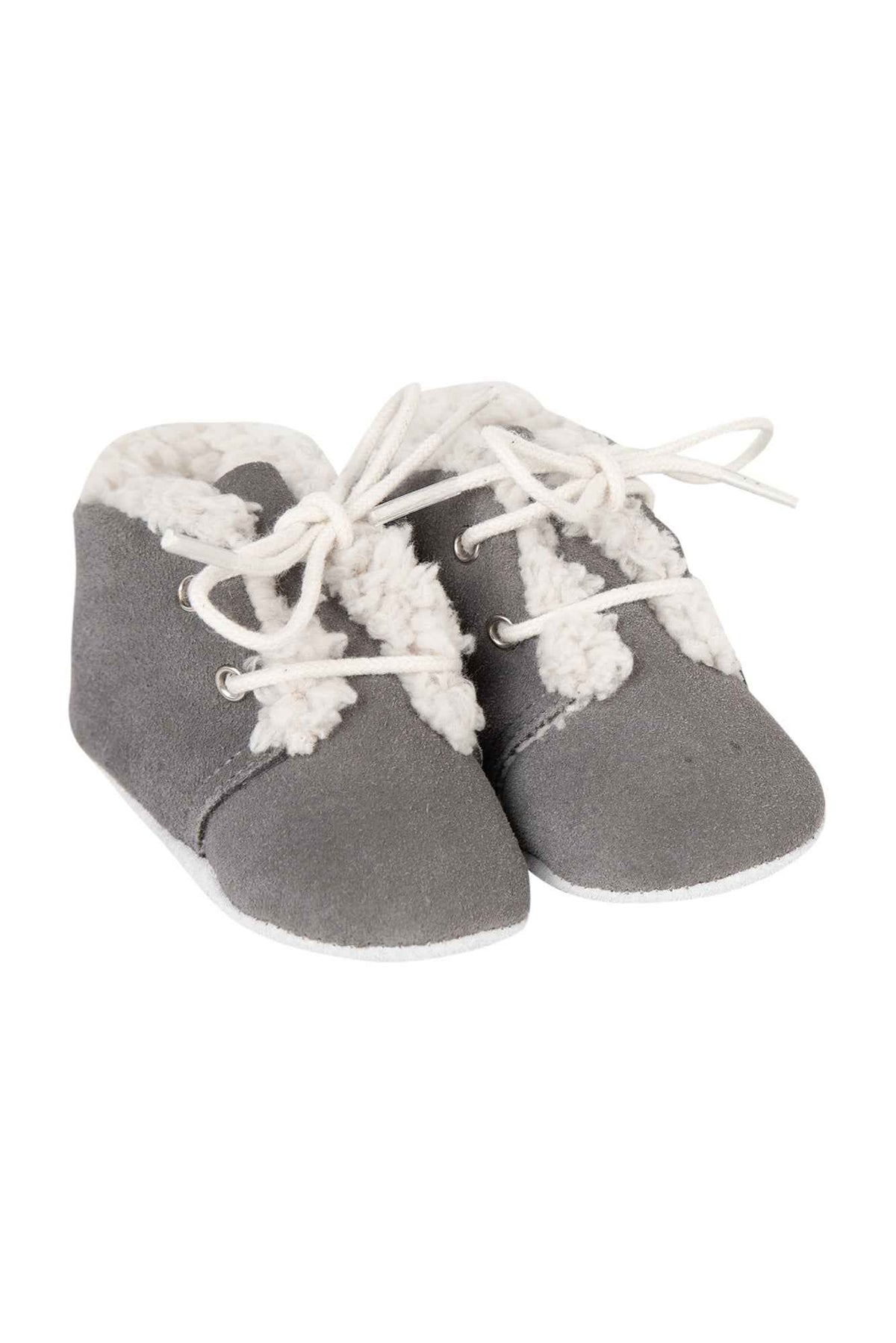 Shoes - Grey marl sherpa - Over The Moon
