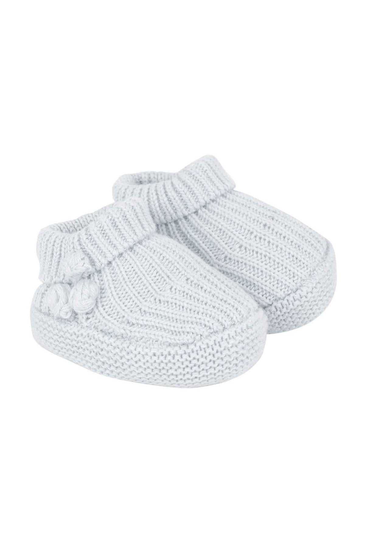 Booties - Sky blue organic cotton - Over The Moon