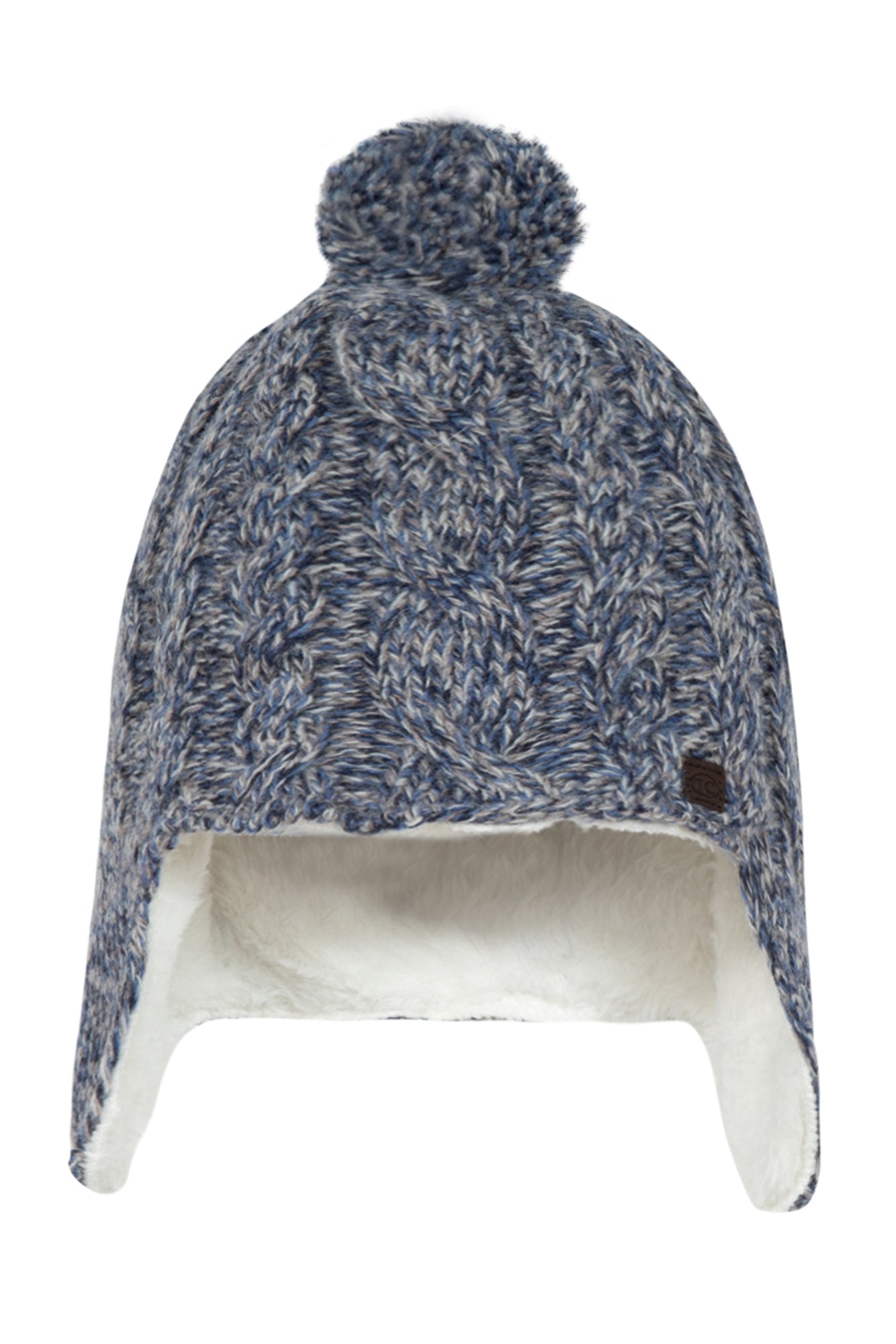Hat - Ice blue with pompom - Tartine Et Chocolat