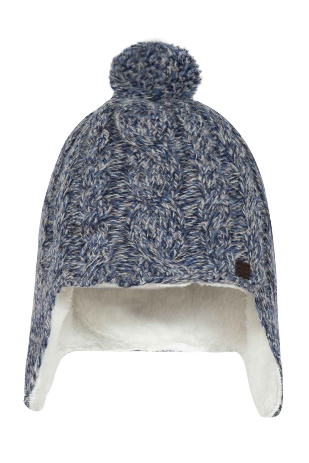 Hat - Ice blue with pompom - Over The Moon