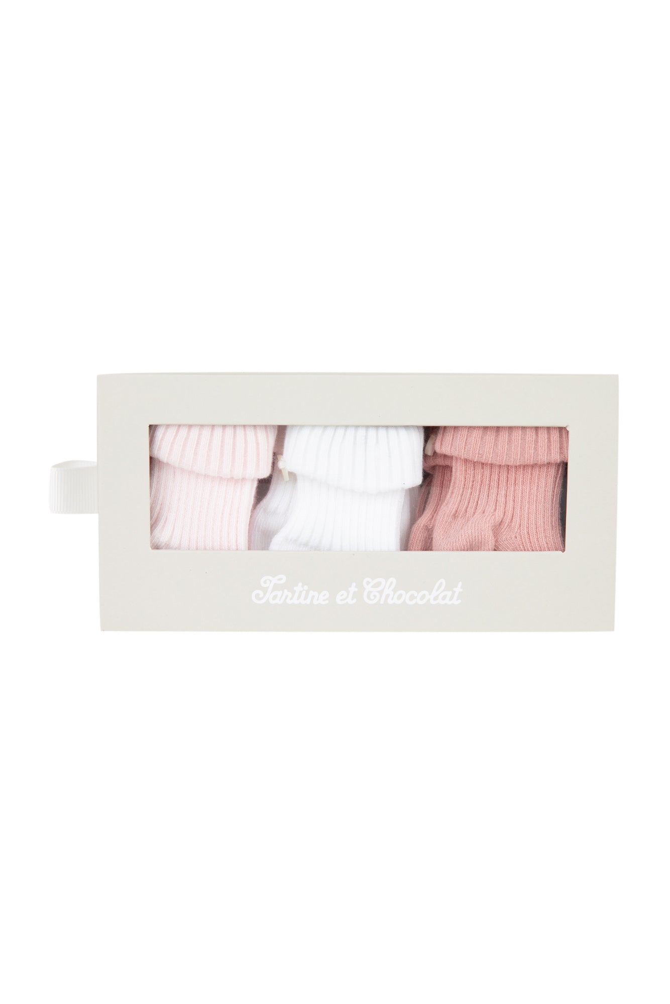 Set - Pale pink socks - Tartine Et Chocolat