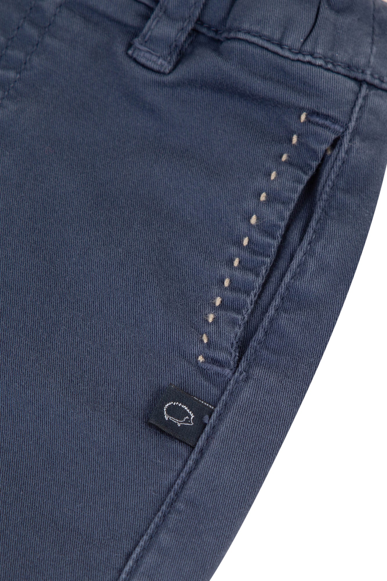 Trousers - Navy blue twill - Tartine Et Chocolat