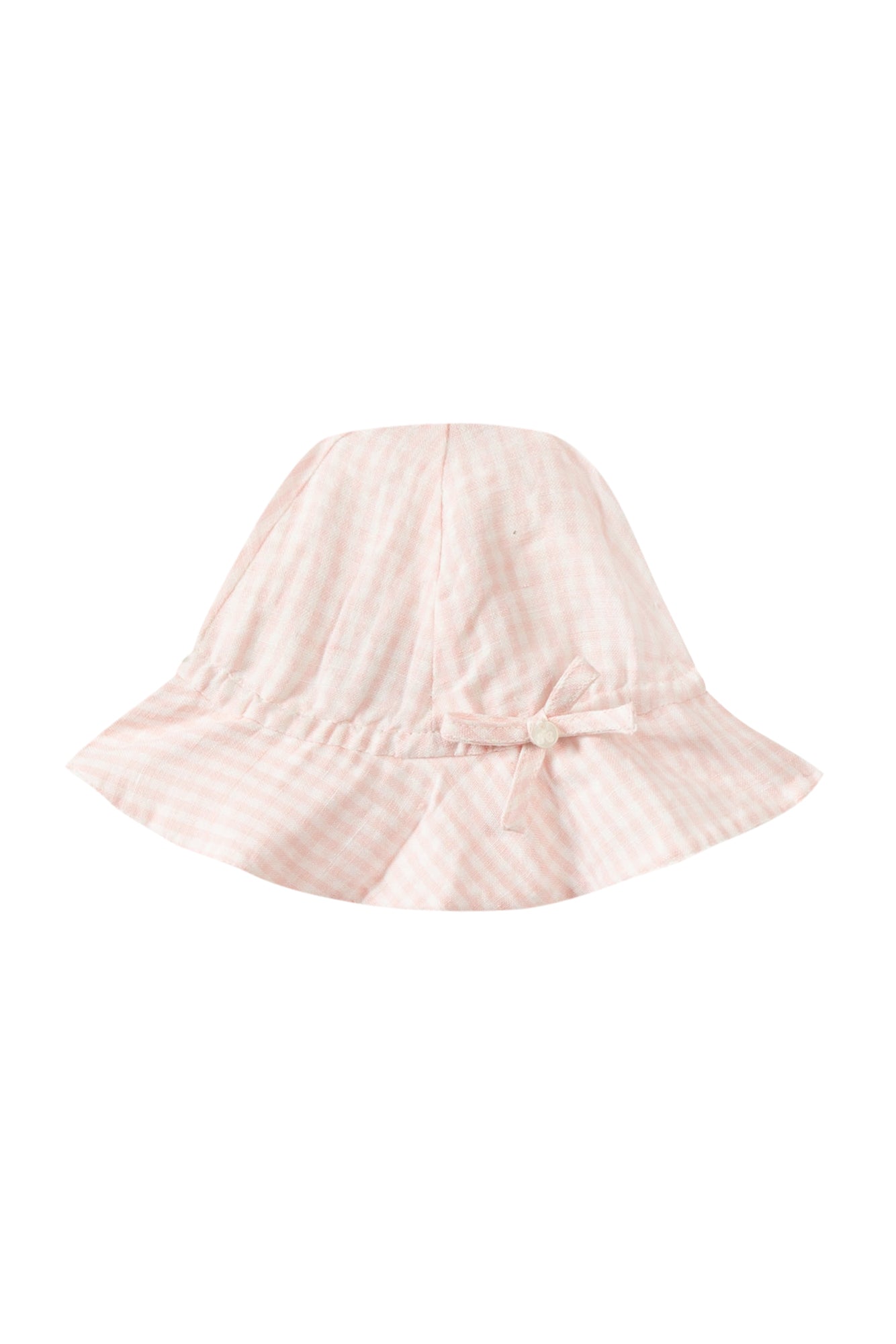 Sun hat - White micro gingham - Tartine Et Chocolat