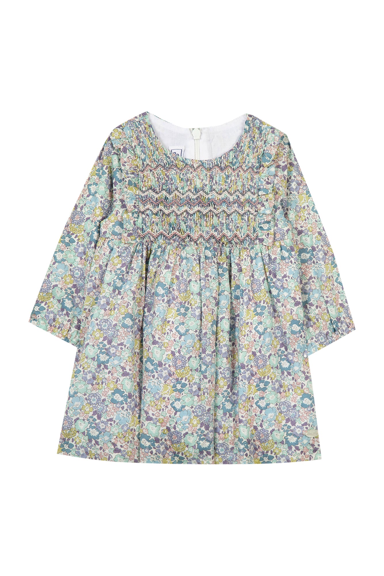 Dress - Mother-of-pearl Liberty fabric Pearl / 9M