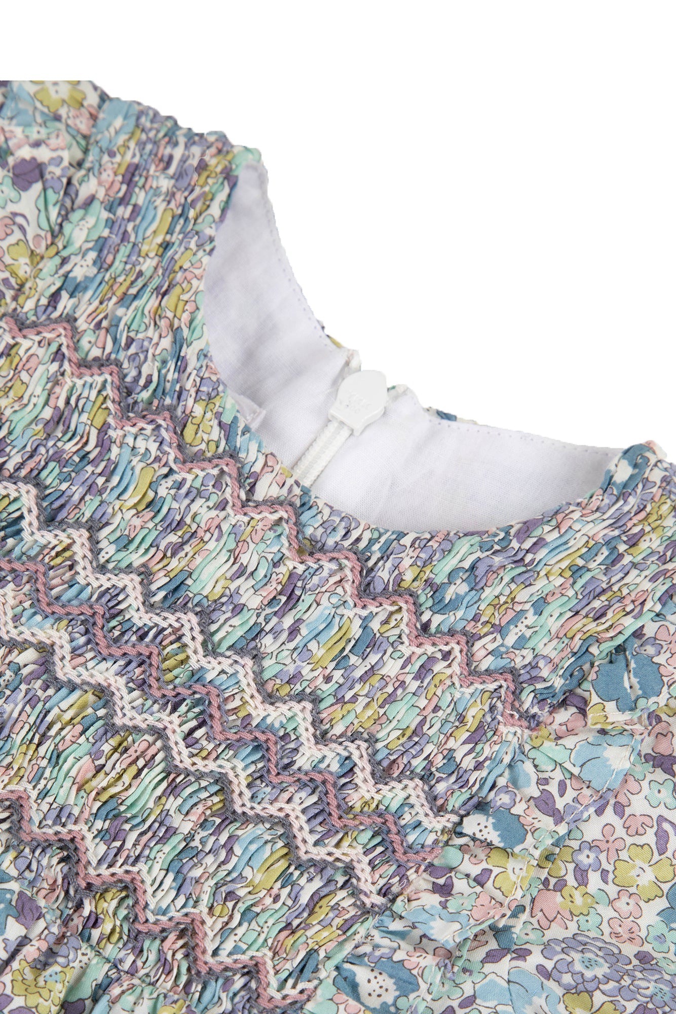 Dress - Mother-of-pearl Liberty fabric Pearl / 9M
