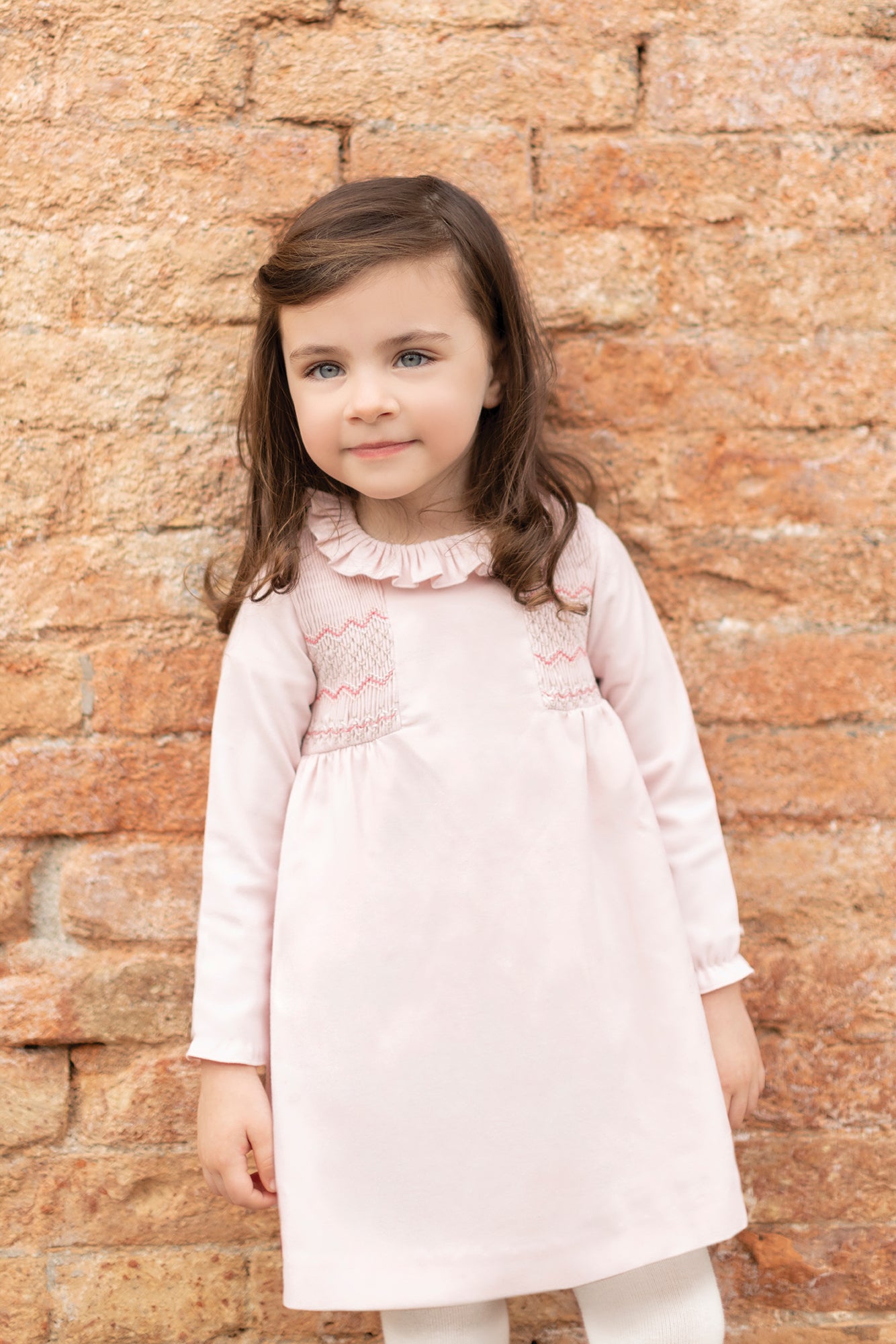 Dress - Pale pink smocked Light pink / 6M