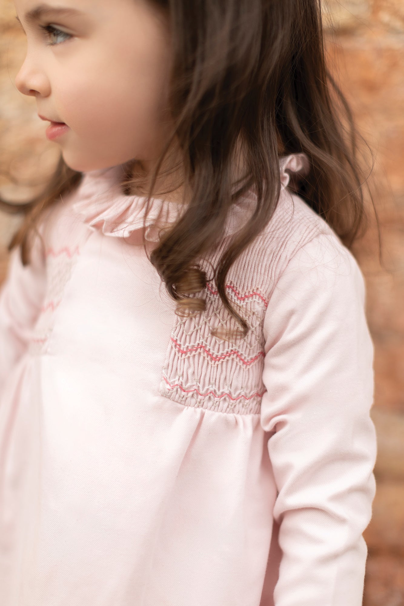 Dress - Pale pink smocked Light pink / 6M