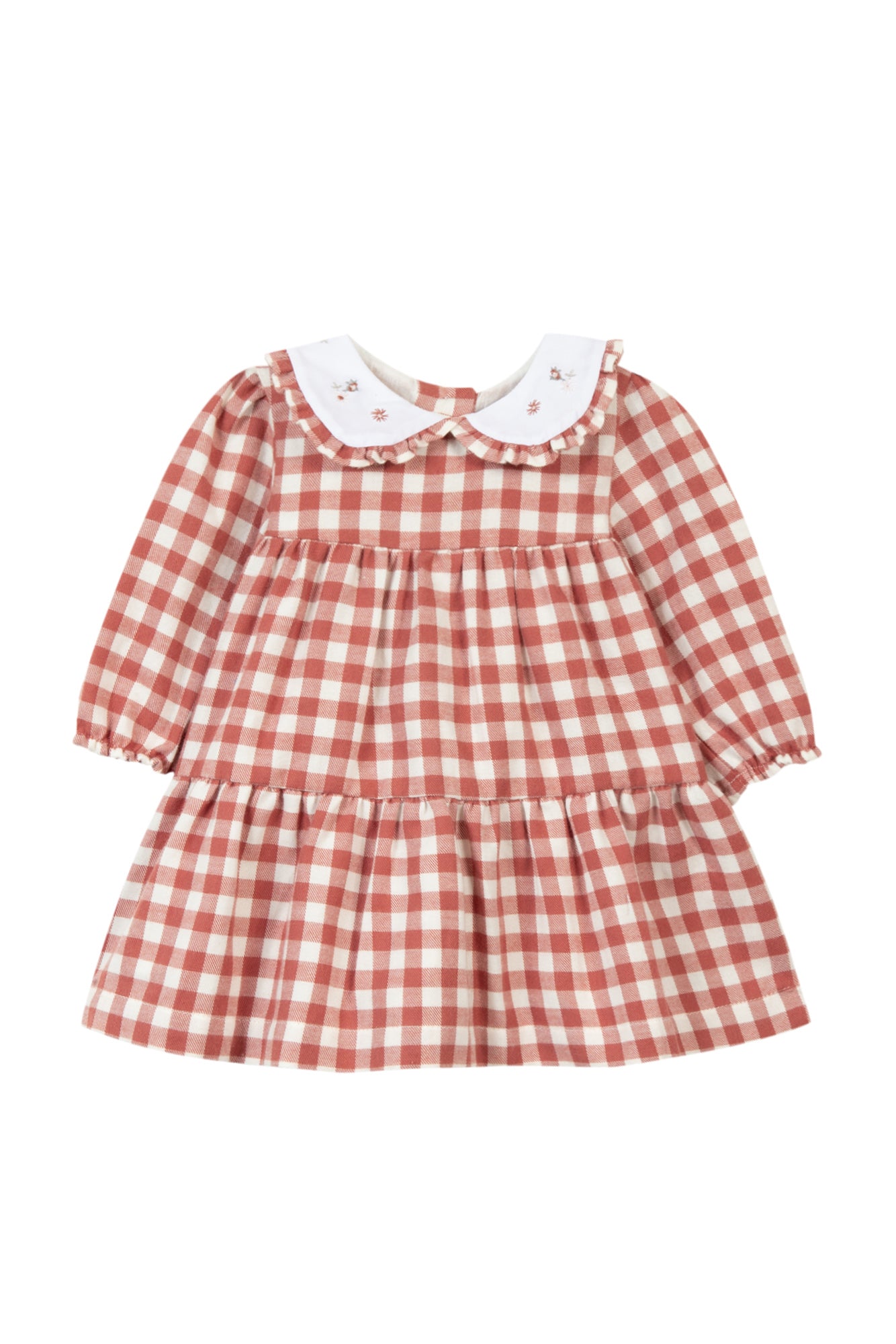 Dress - Antique pink gingham Old pink / 9M