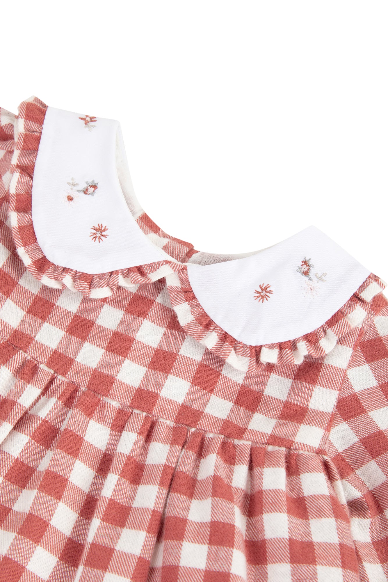 Dress - Antique pink gingham Old pink / 9M
