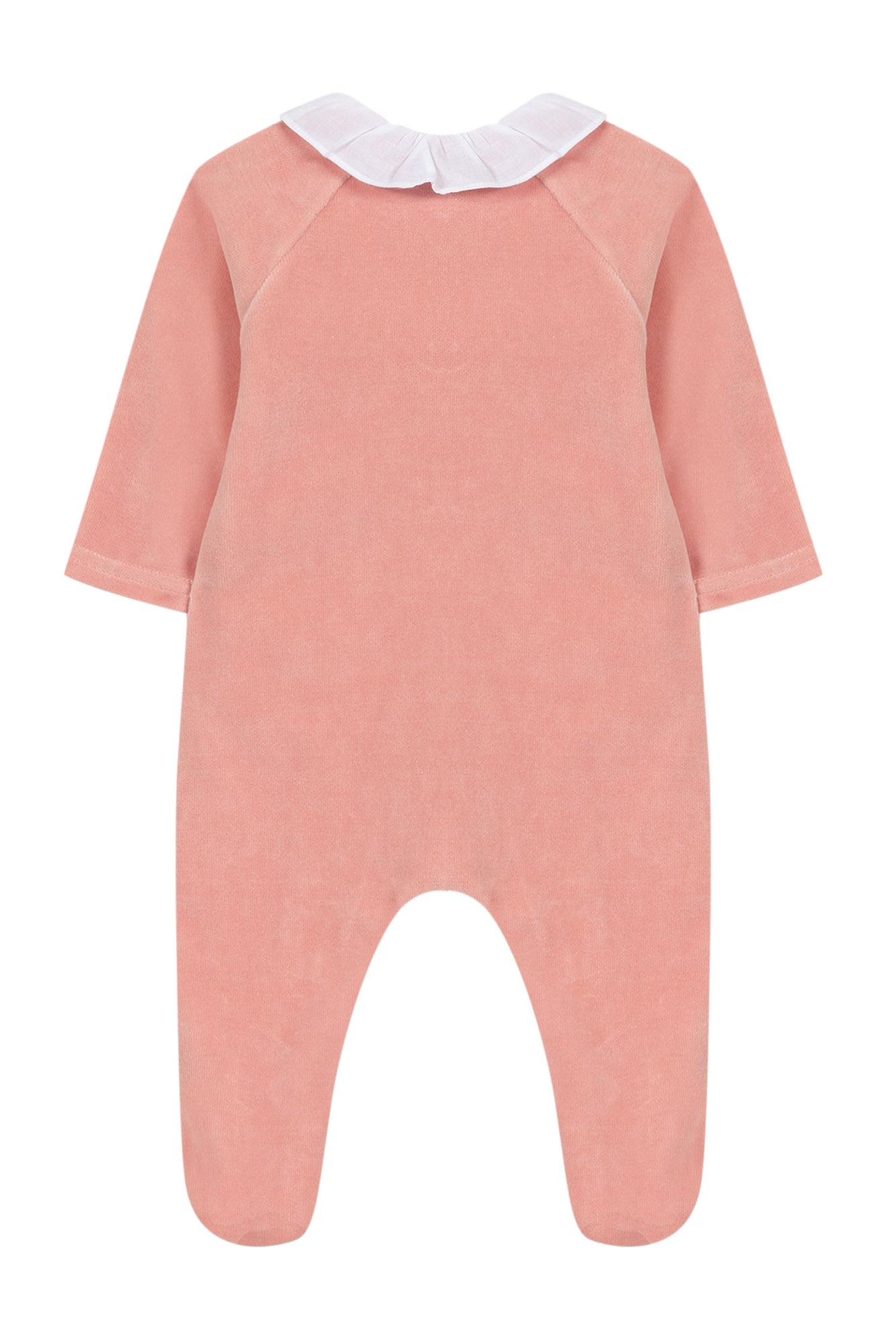 Pyjamas - Peach velour with alphabet Sin / 3M