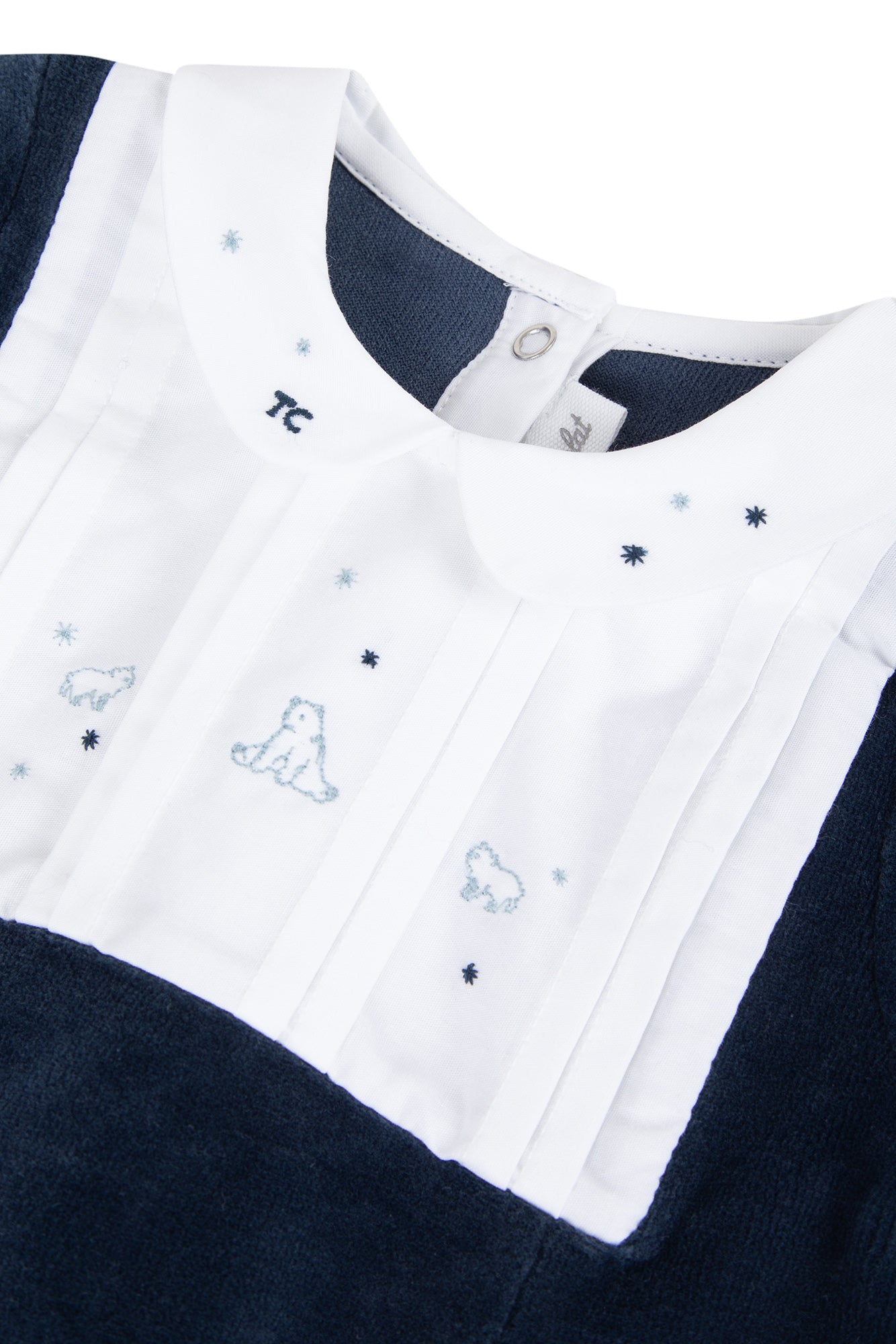 Pyjamas - Navy with bib collar Marine / 3M