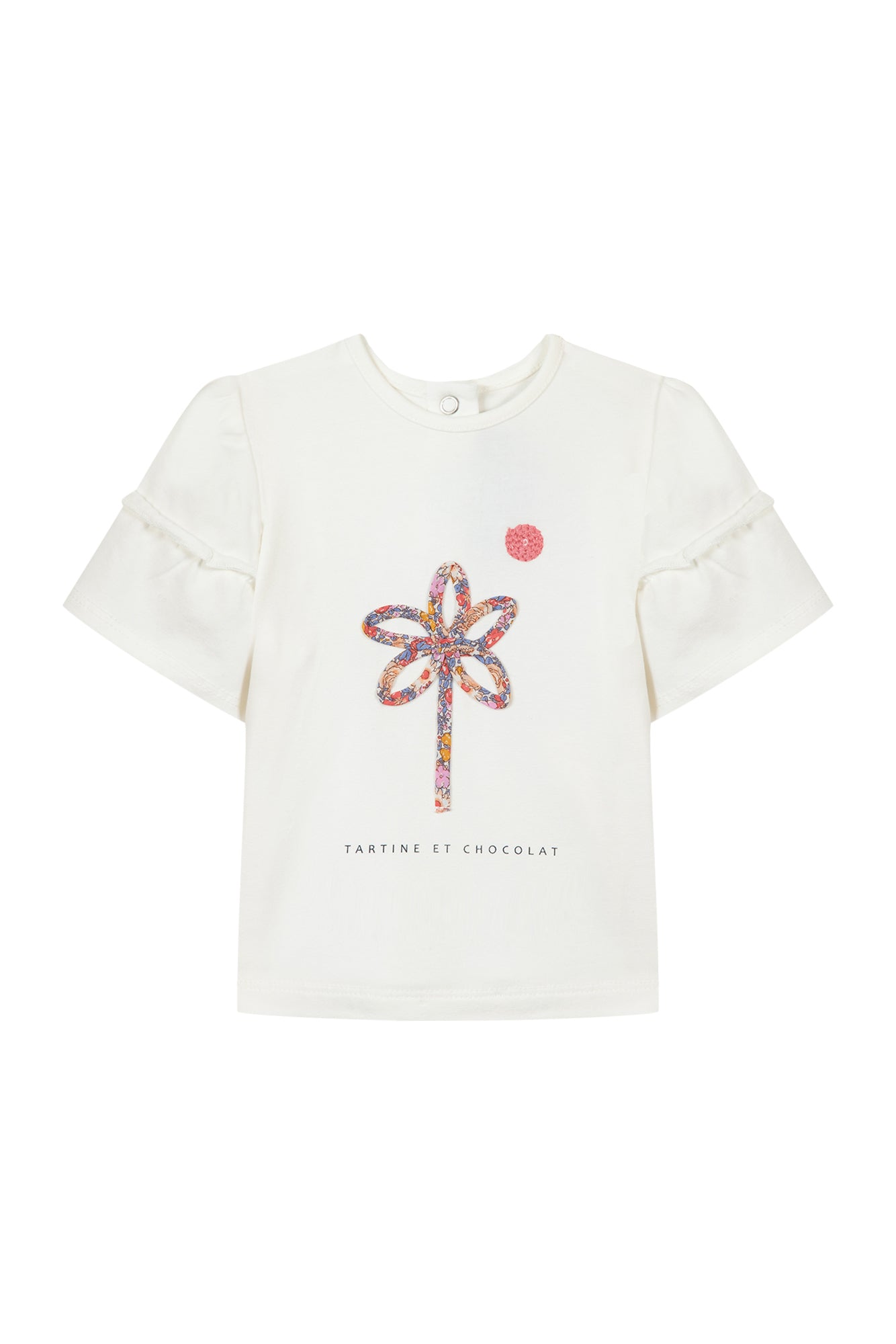 T-Shirt - Pink Illustration Palm Medium Pink / 2Y