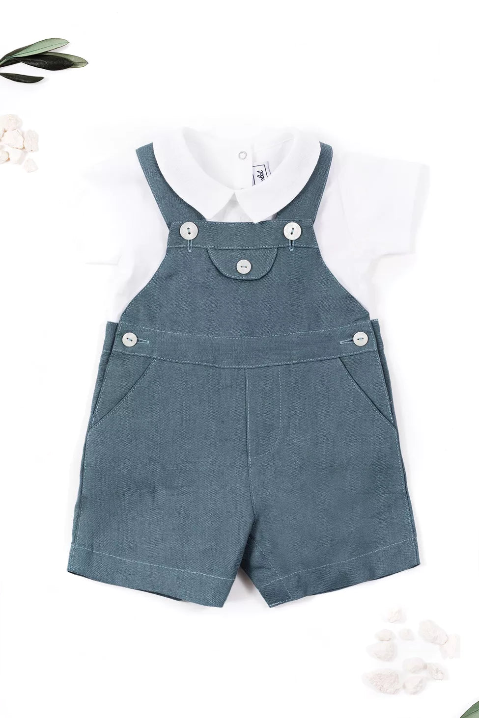 Dungarees - Green - Tartine Et Chocolat