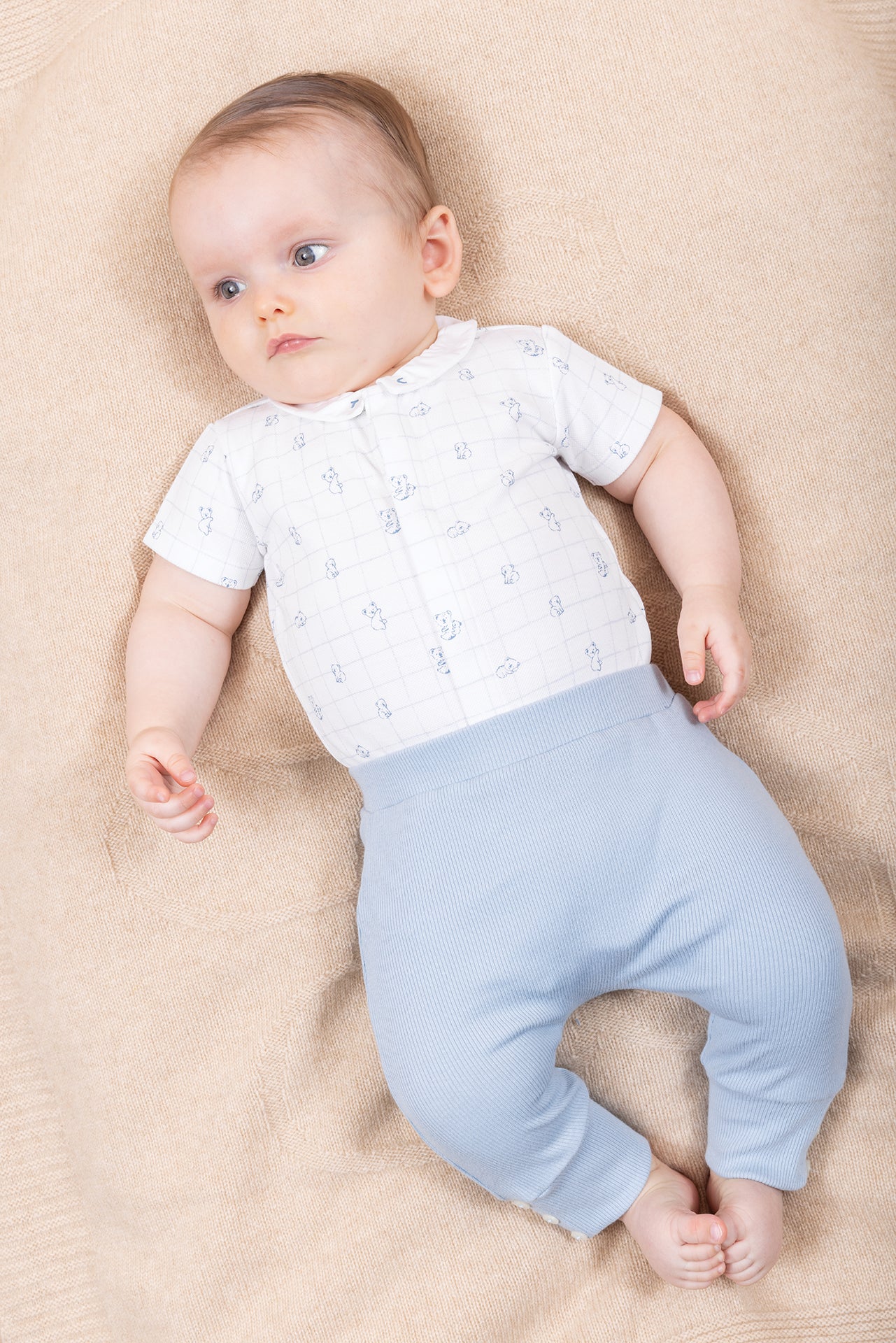 Legging - Cloud Blue In Knitwear Blue Cloud / 6M