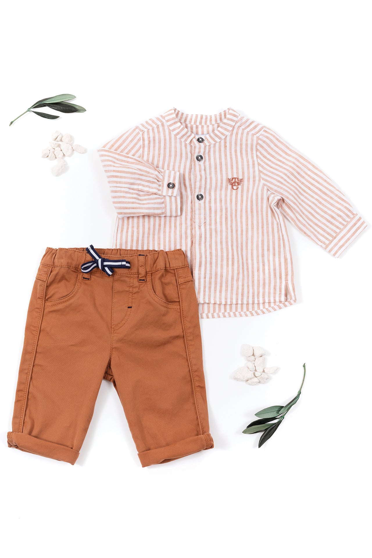 Trousers - Twill Terracotta Terracotta / 18M