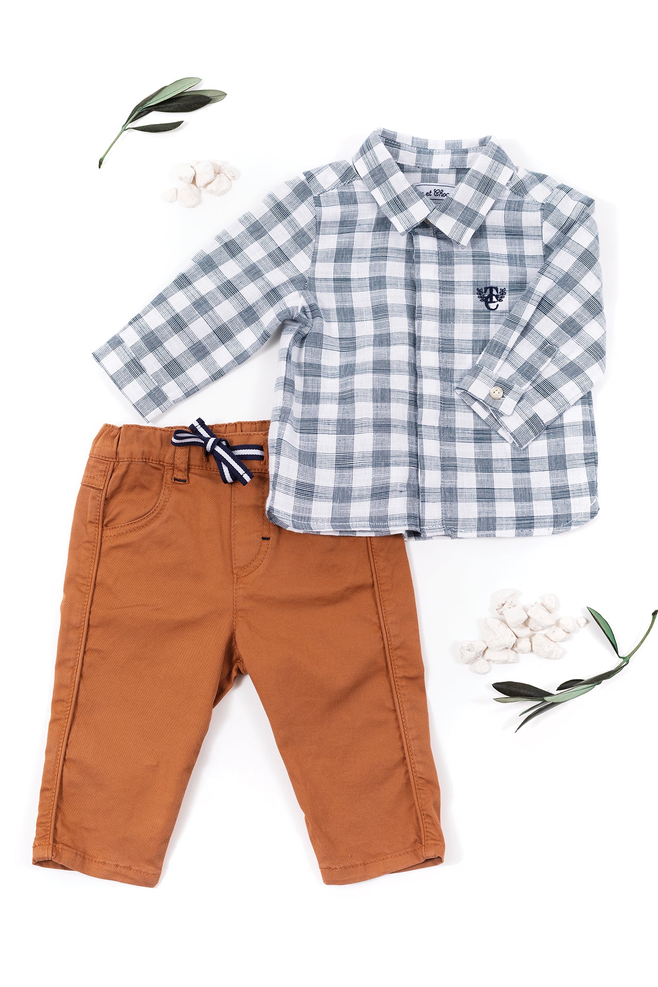 Trousers - Twill Terracotta Terracotta / 18M