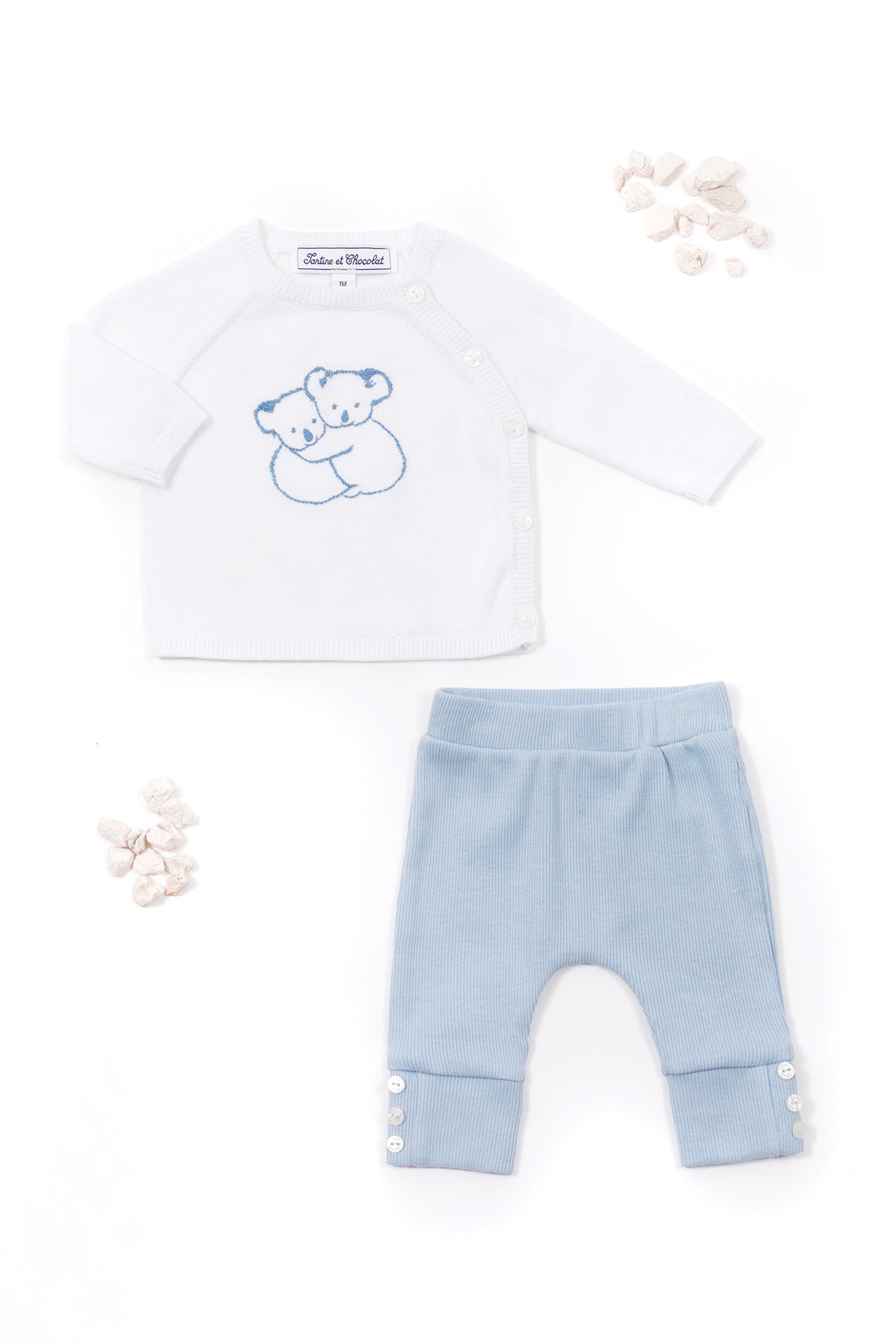 Legging - Cloud Blue In Knitwear Blue Cloud / 6M