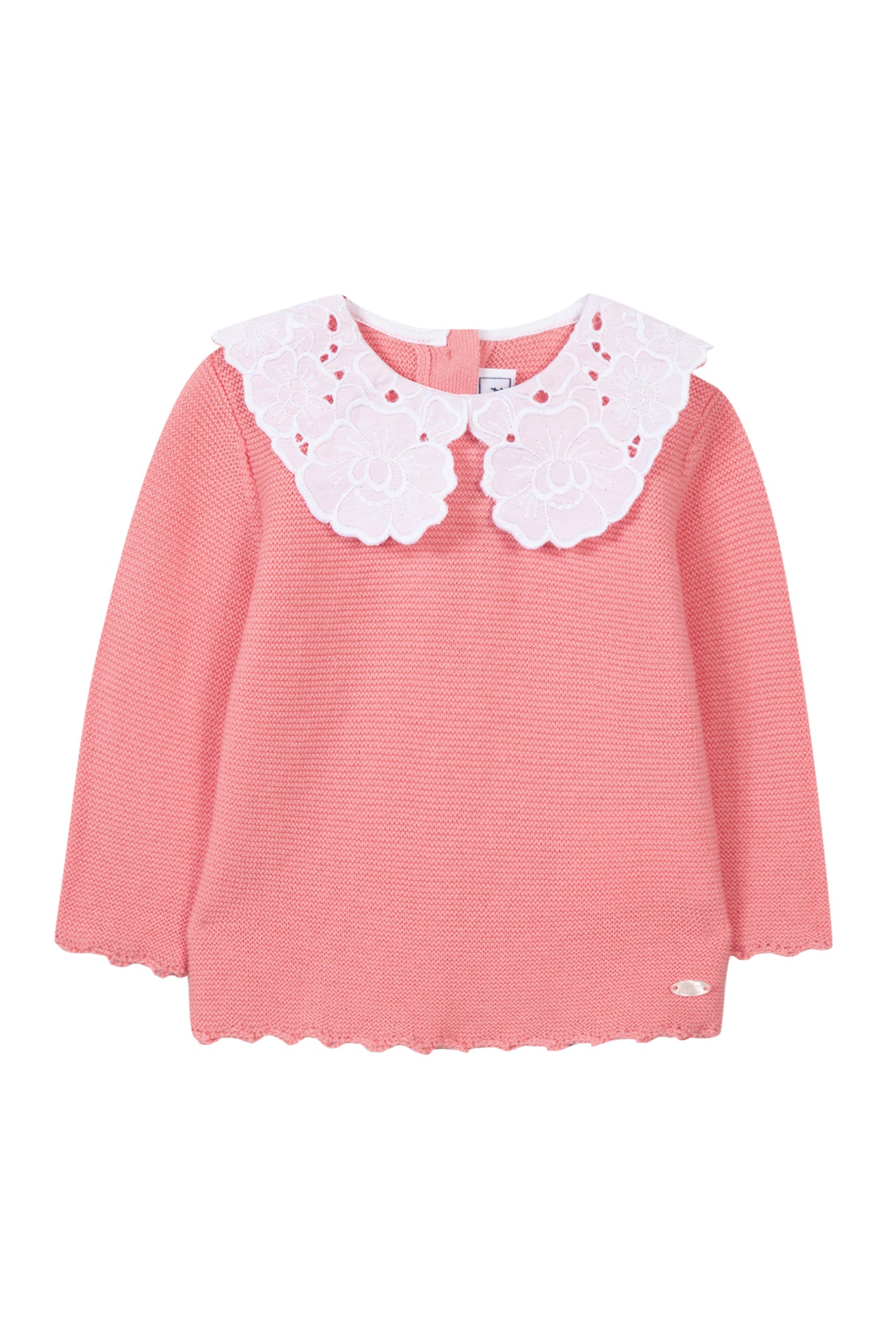 Jumper - Pink Peter Pan Collar Medium Pink / 18M