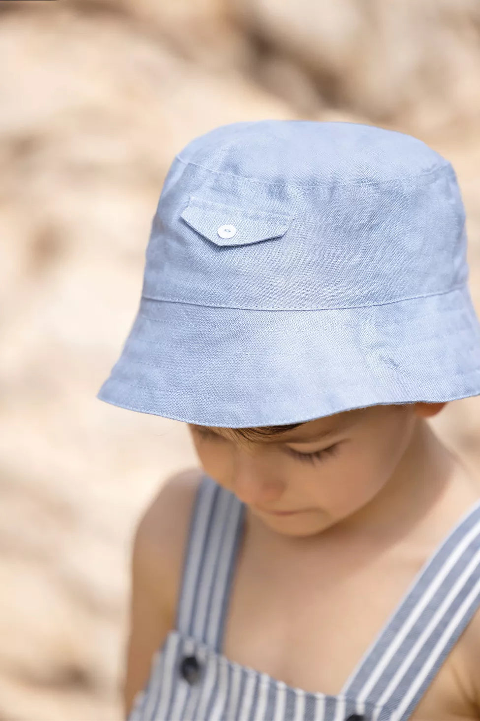 Hat - Cobalt Linen - Tartine Et Chocolat
