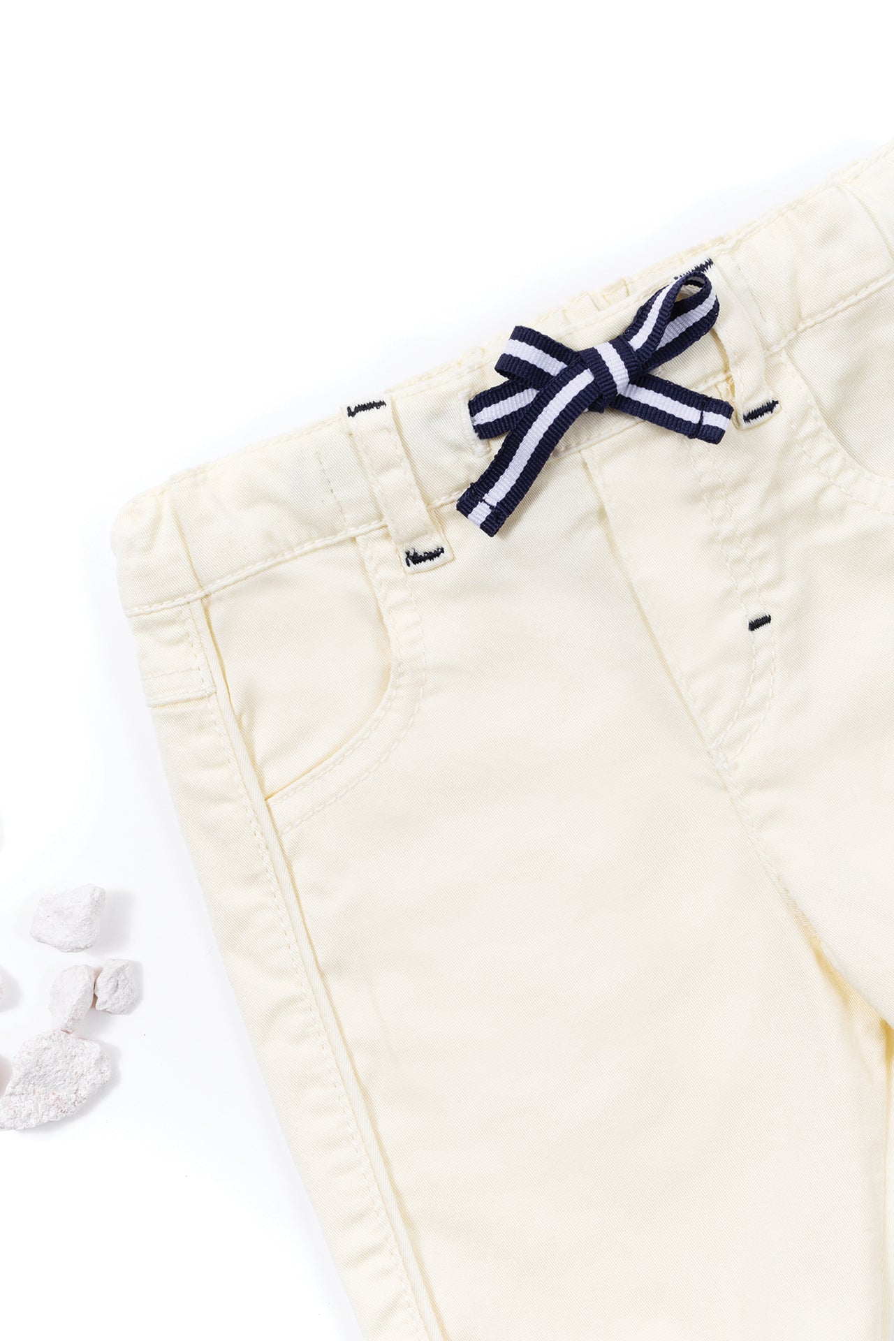 Trousers - Twill Pale Yellow - Tartine Et Chocolat