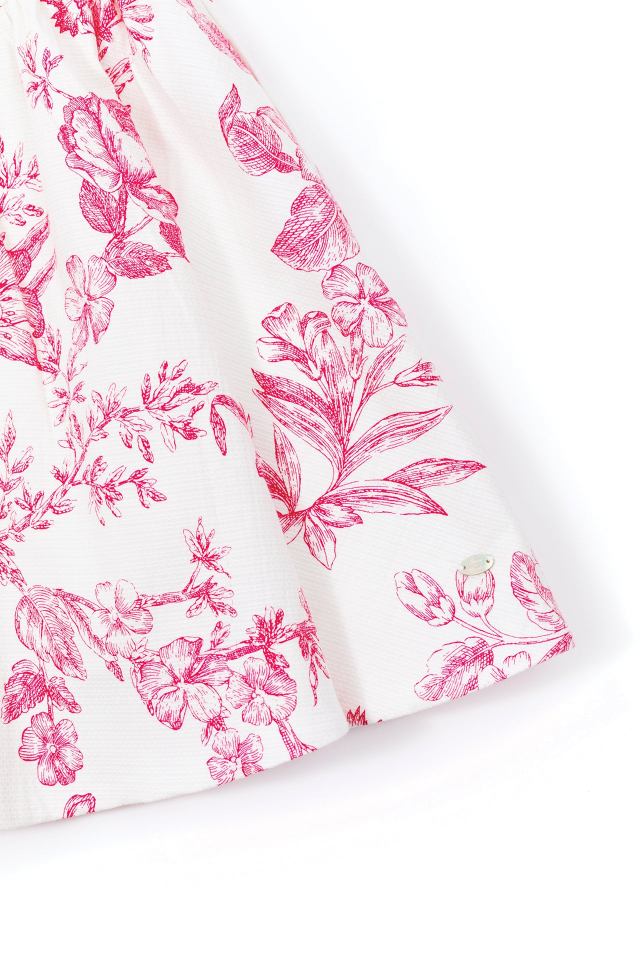 Dress - Pink Jacquard Bougainvillier / 4Y