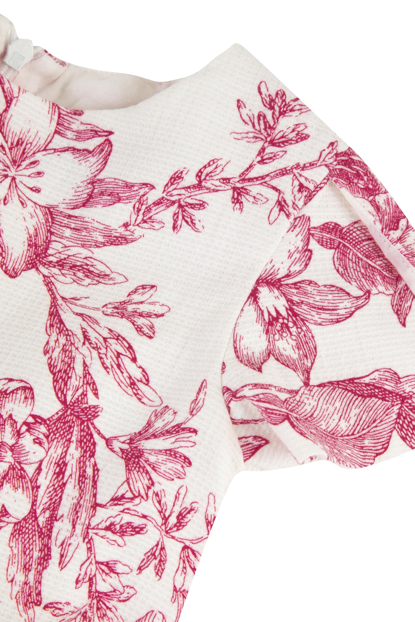 Dress - Pink Jacquard Bougainvillier / 4Y
