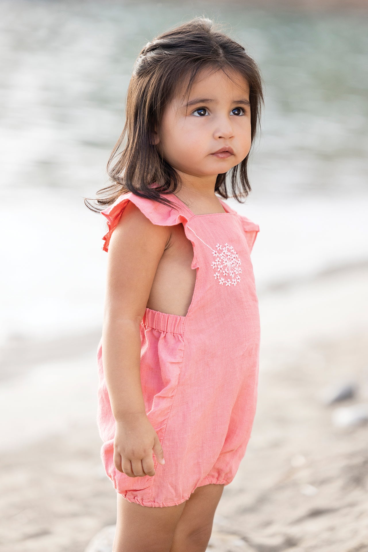 Suit Short - Pink Linen Medium Pink / 6M