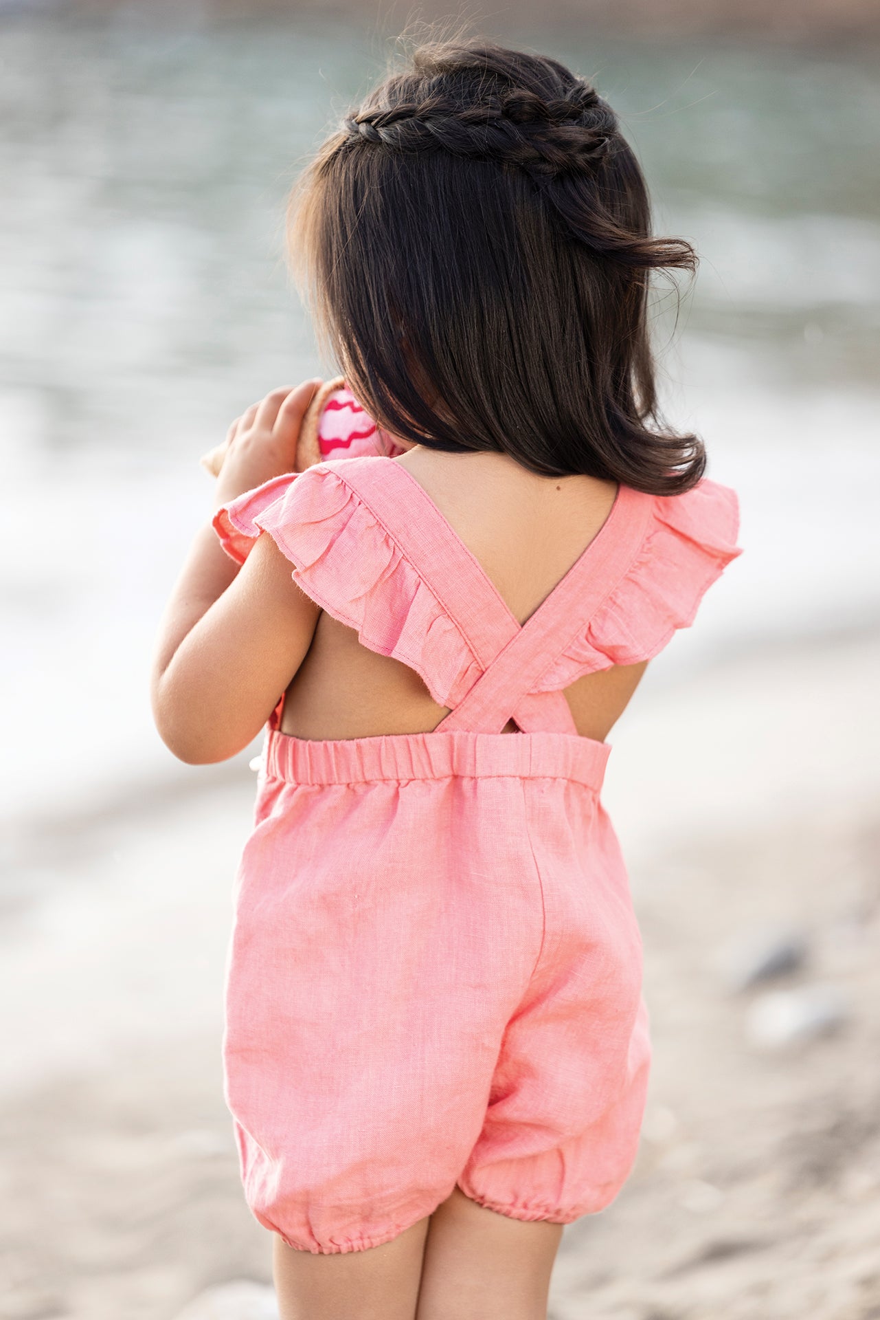 Suit Short - Pink Linen Medium Pink / 6M