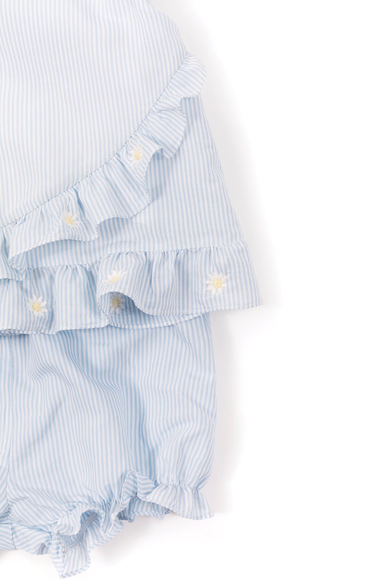 Outfit Short - Stripes White / 9M