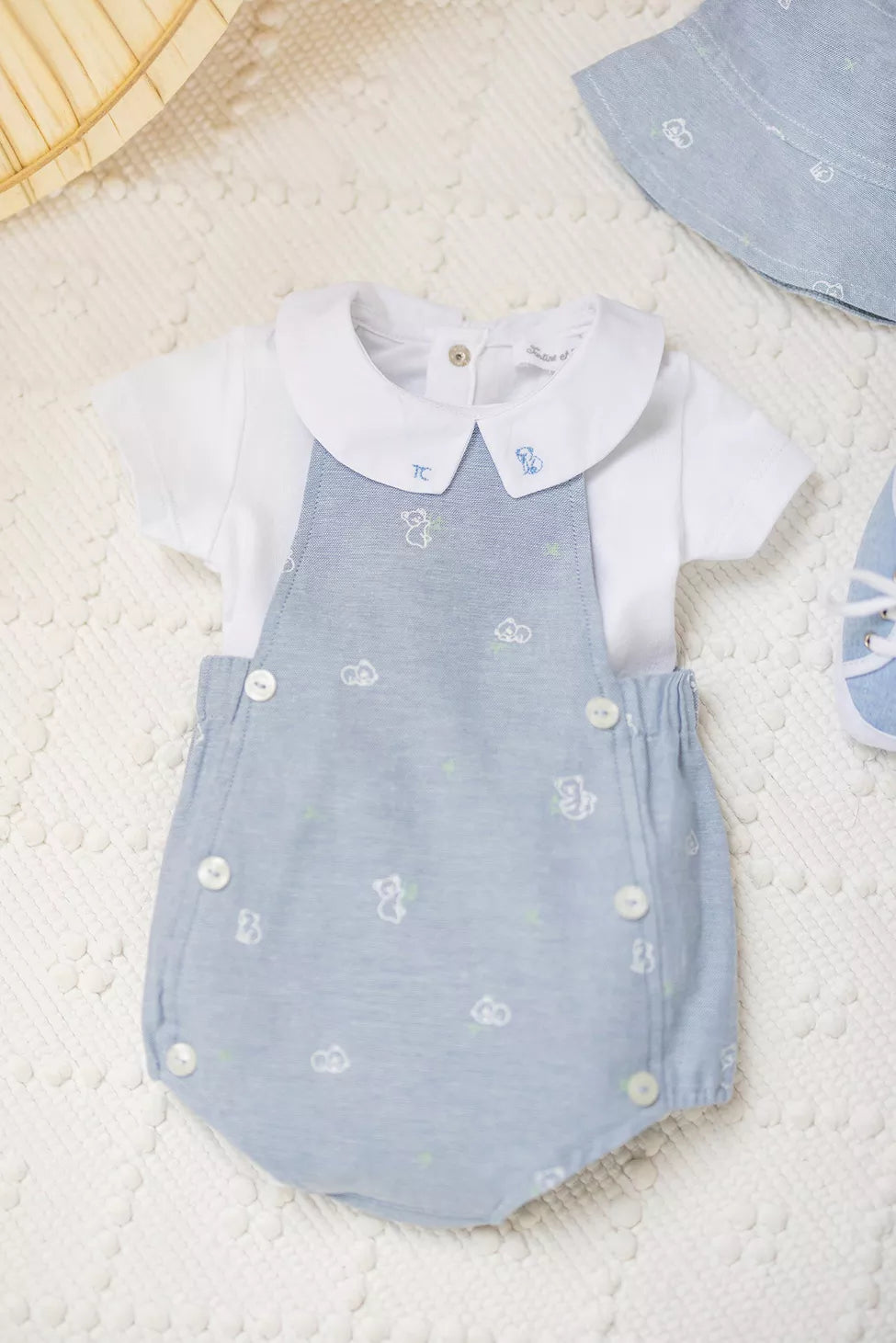 Dungarees - Blue Body And Koala Dungarees - Tartine Et Chocolat