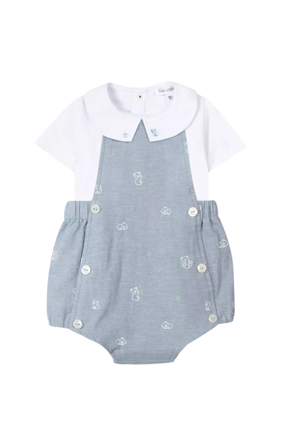 Dungarees - Blue Body And Koala Dungarees - Tartine Et Chocolat