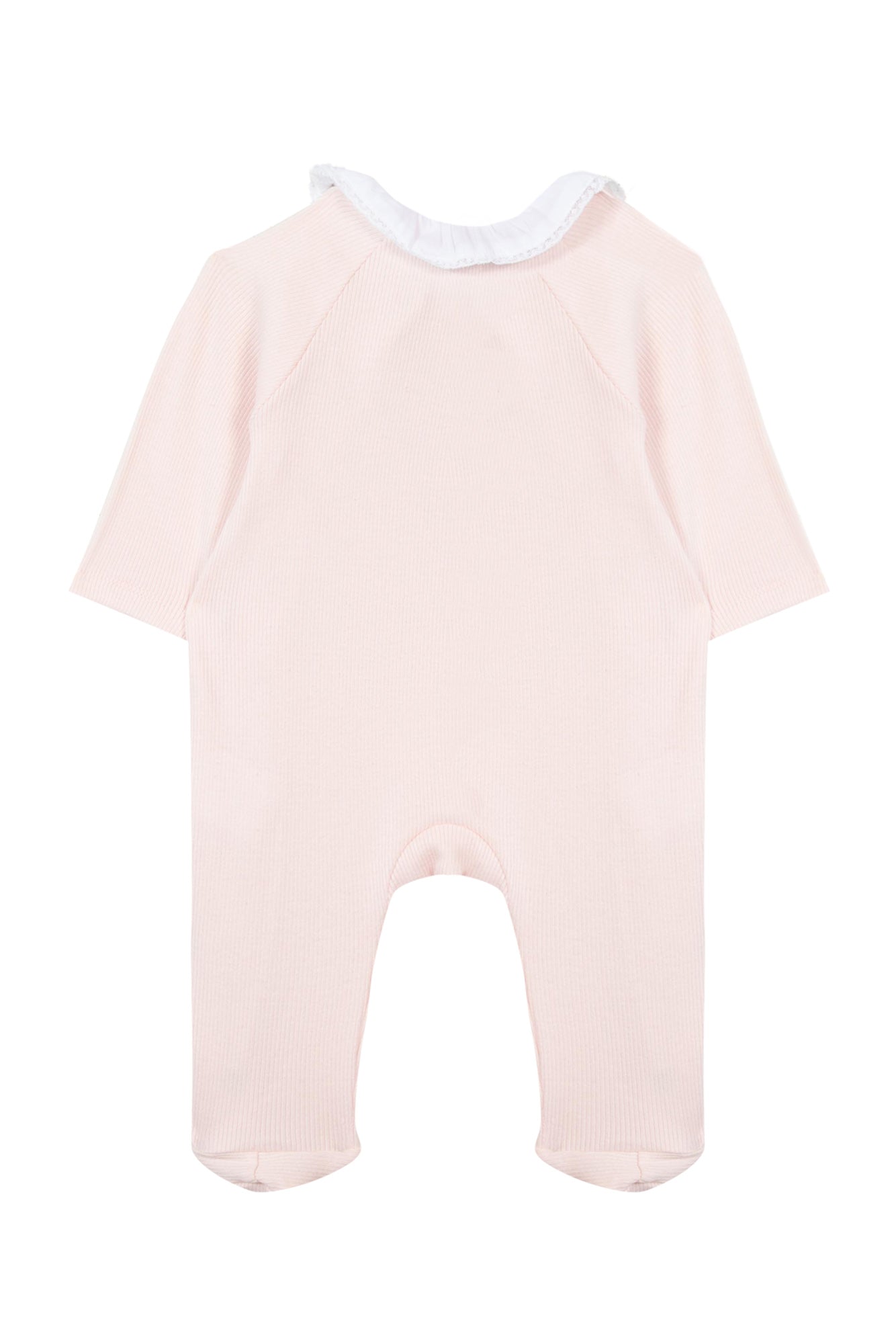Pyjamas - Pink Cotton Ribbed Light Pink / 1M