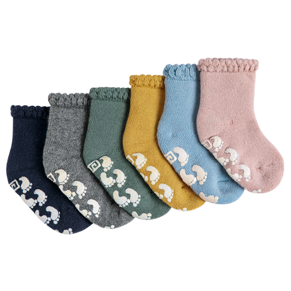 Non-slip ankle socks - Over The Moon