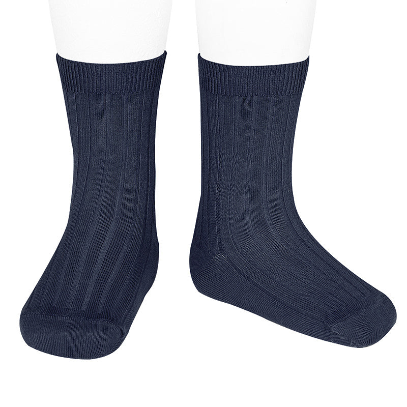 Basic Ribbed Socks - Cóndor
