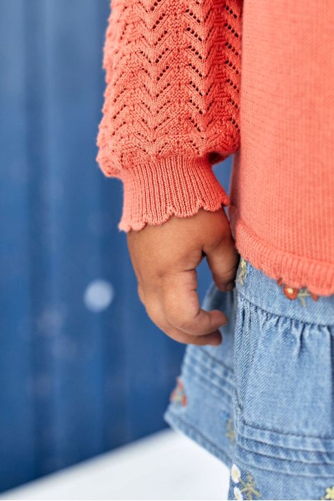 Cardigan - Orangeade cotton knit - Tartine Et Chocolat