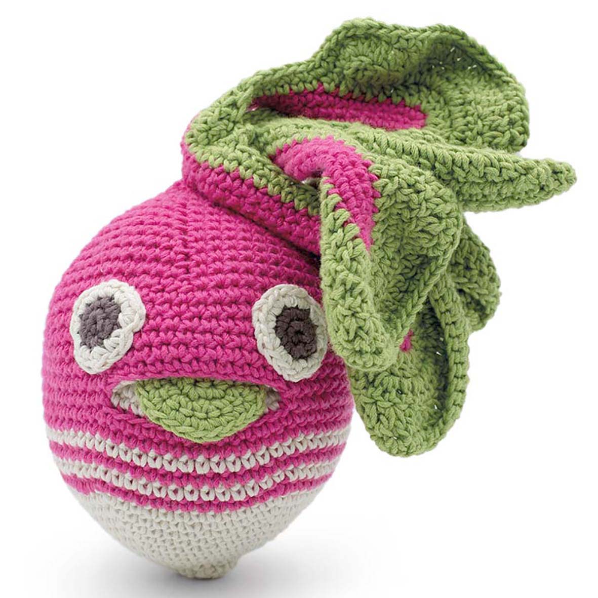 Louie Round Radish - Mini Rattle - Myum - The Veggy Toys