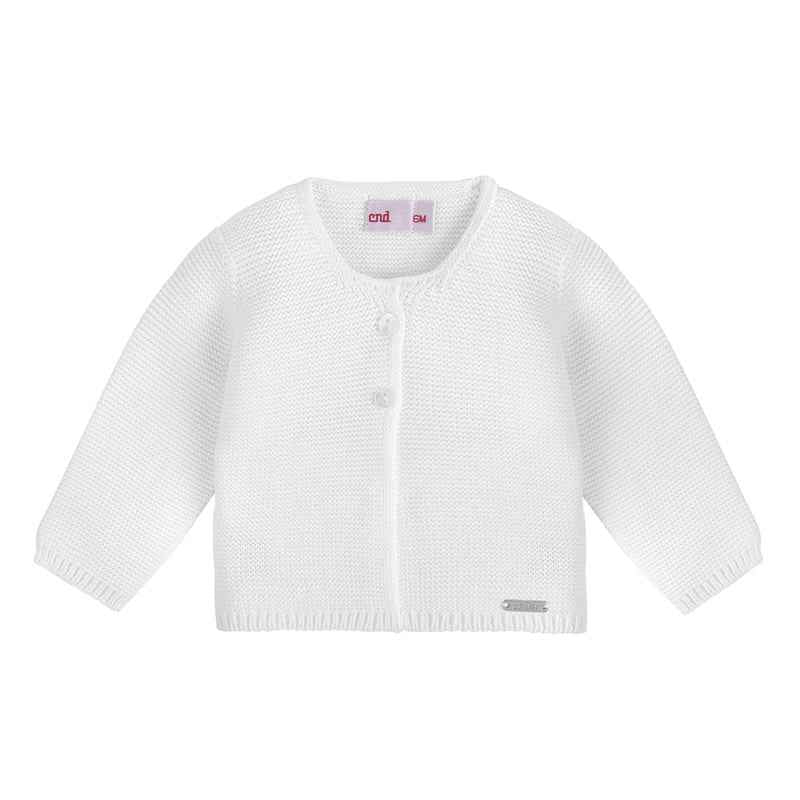 Long Garter Stitch Knitted Cardigan - Over The Moon