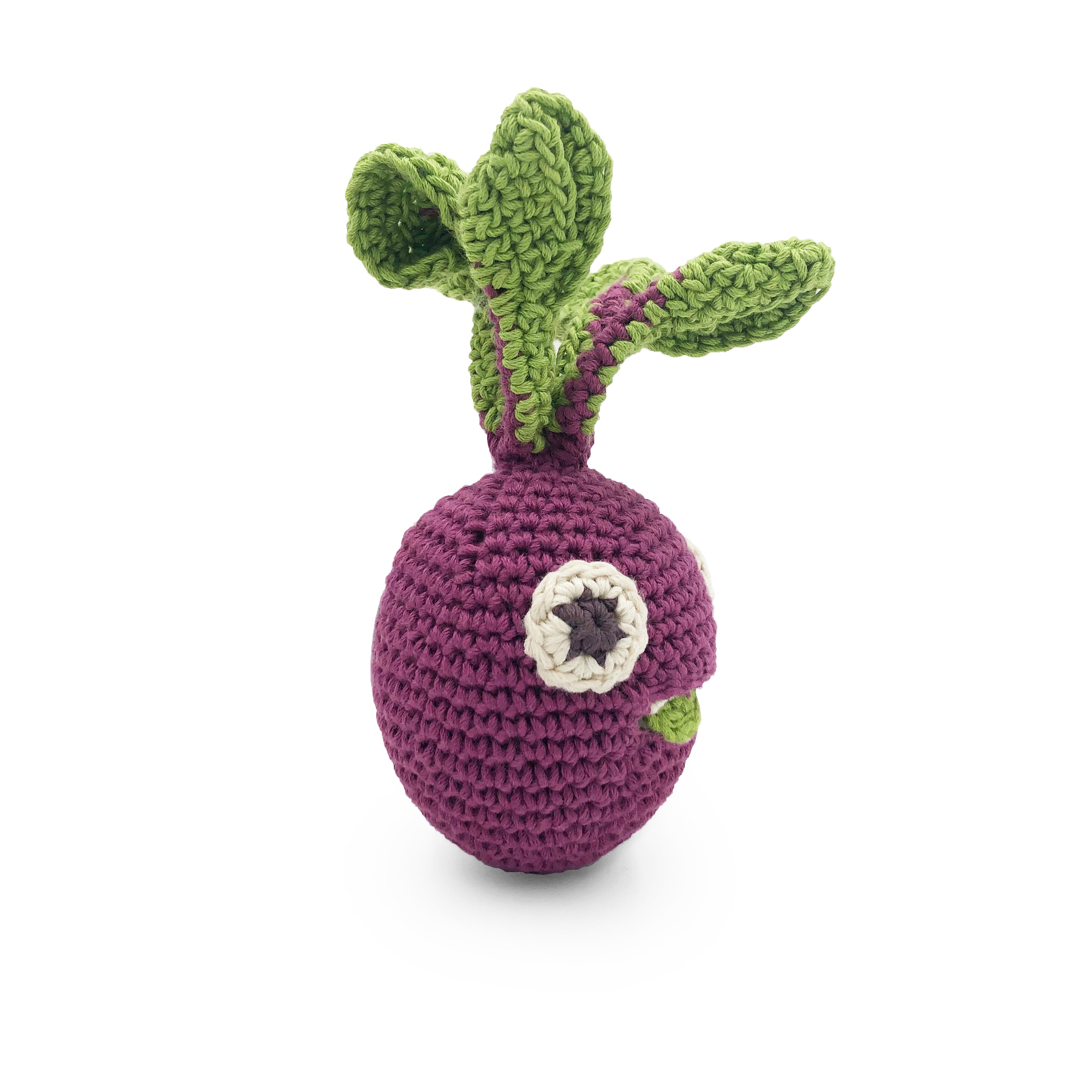 Betty Mini Beetroot - Baby Rattle - Myum - The Veggy Toys
