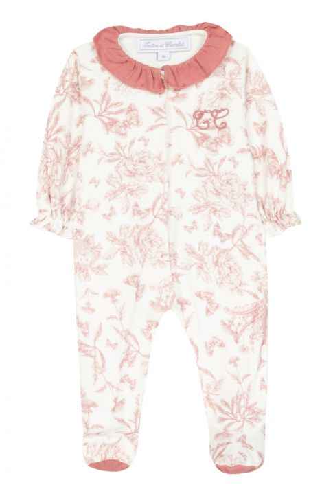 Toile de Jouy - Babygrow - Over The Moon