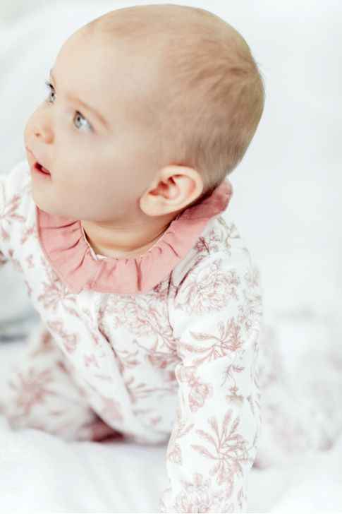 Toile de Jouy - Babygrow - Over The Moon