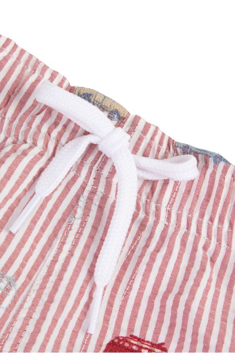 Swim trunks - Pomegranate stripes - Tartine Et Chocolat