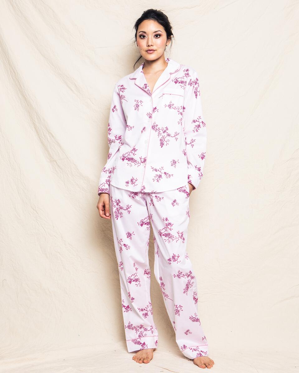 English Rose Floral Pyjama Set - Petite Plume