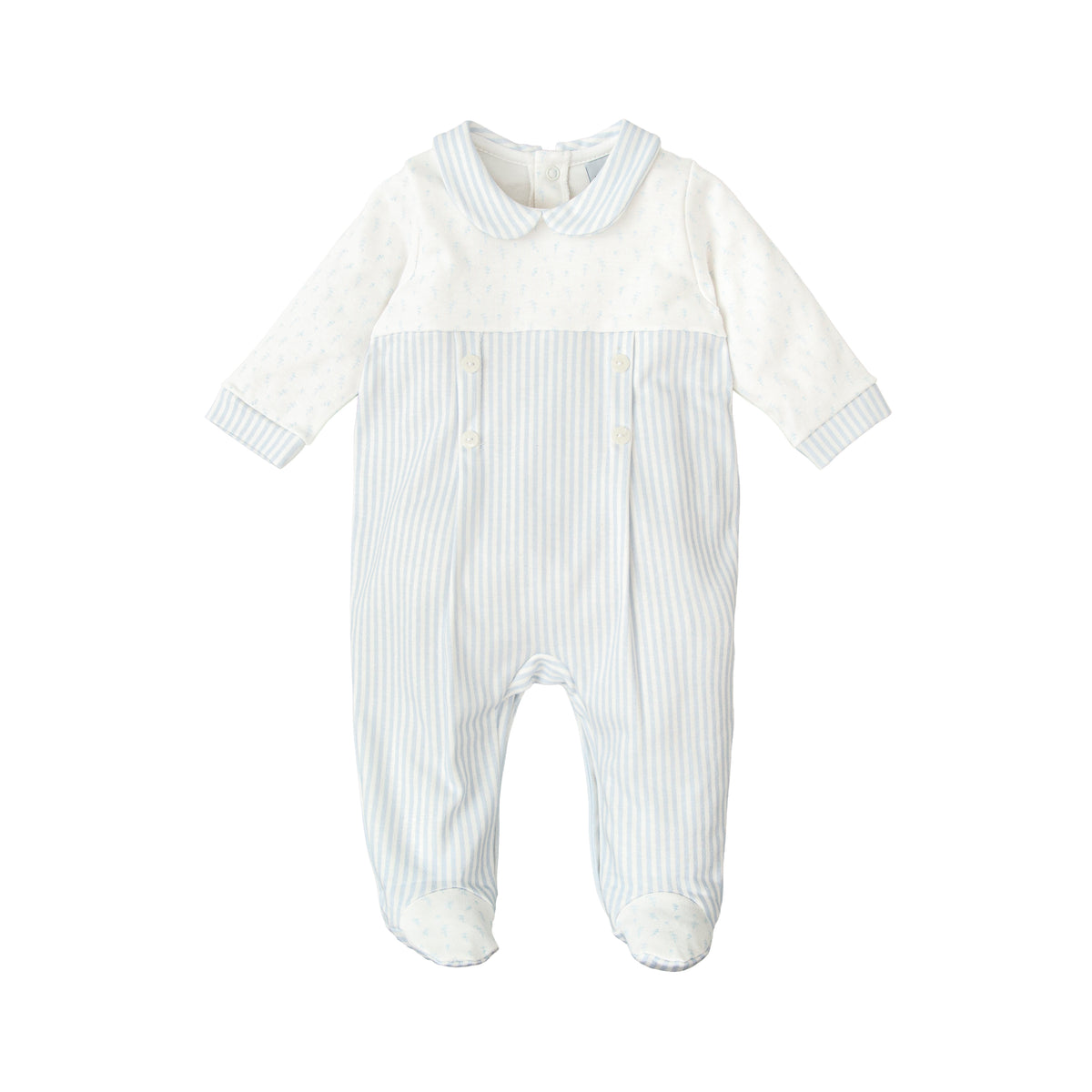Babygrow - Blue Ferns