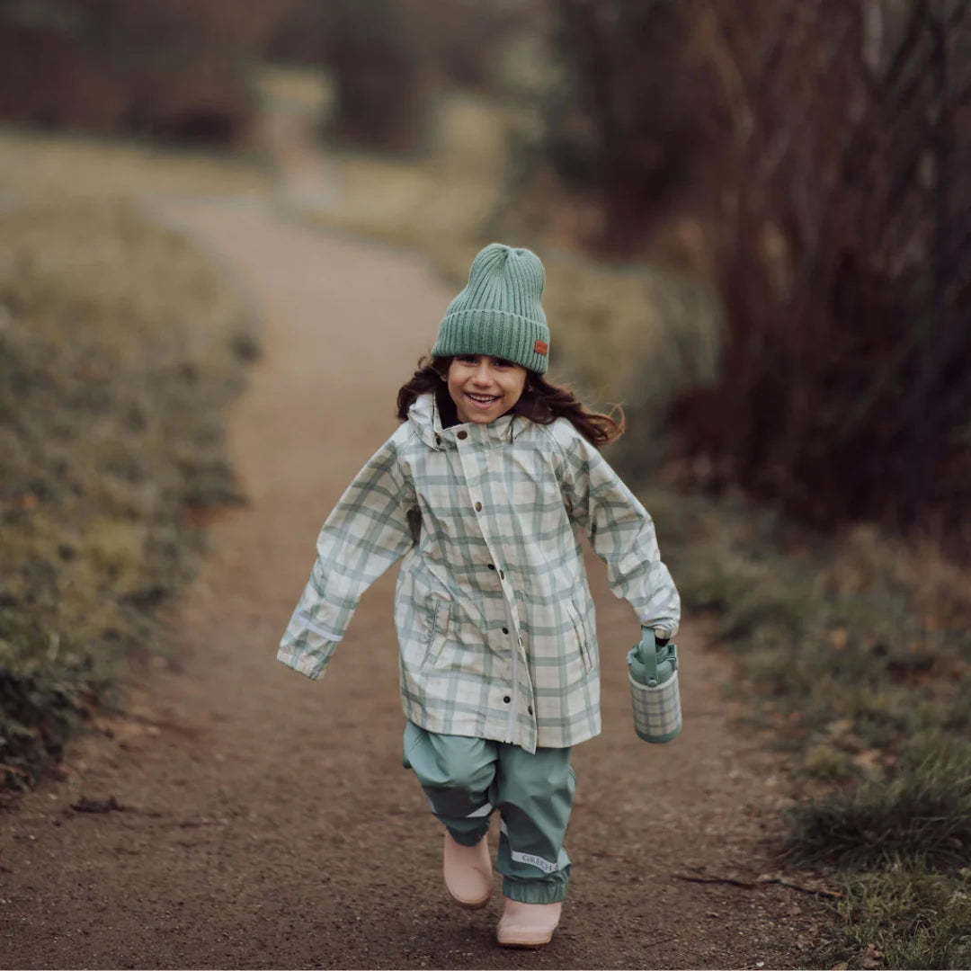 Fishtail Rain Jacket - Fern Plaid